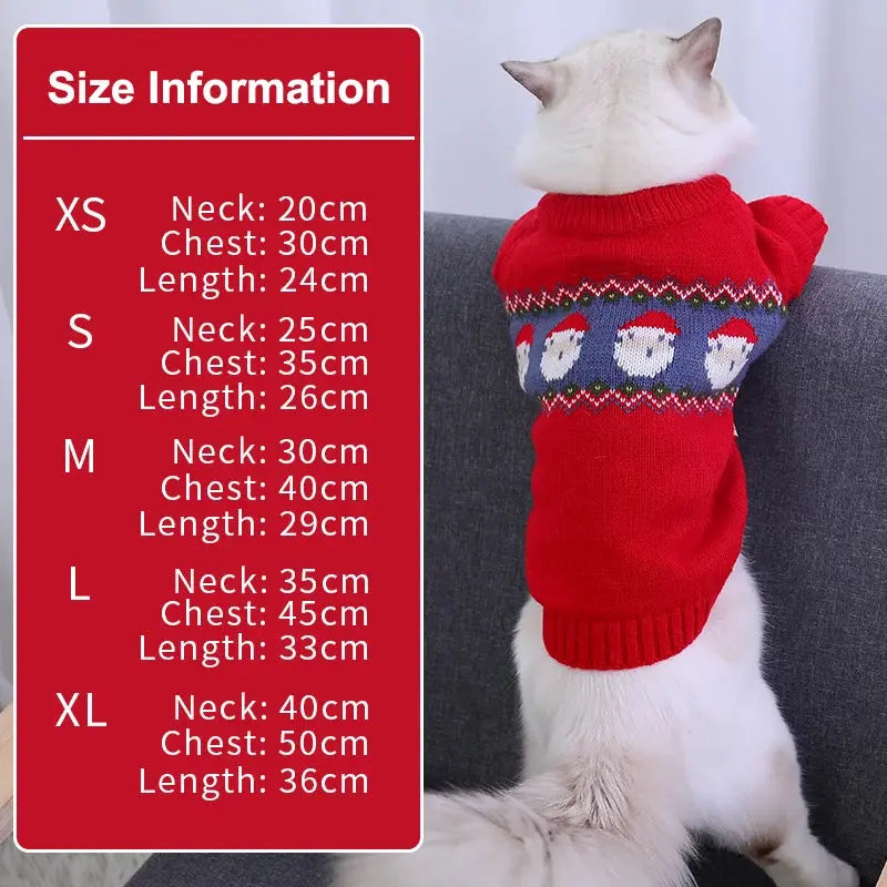 HOOPET Pet Christmas Clothes Christmas Cat Clothes Cotton Pet Clothing For Small Medium Dogs Vest Shirt New Year Puppy Dog Cat Nova Trendz