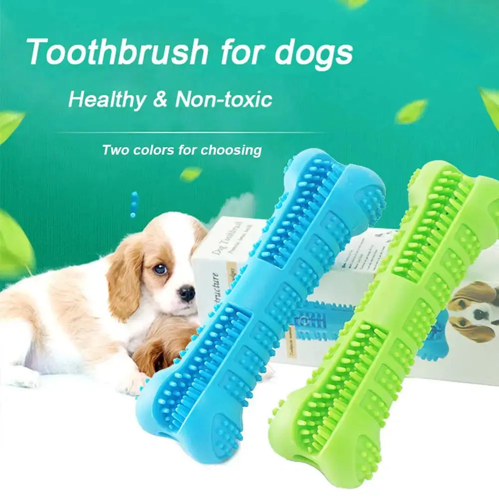 Soft Rubber Dog Toothbrushes Puppy Toys Dog Brush Stick 360 Degree Teeth Cleaning Toothpaste for Small Dogs Pet Toothbrush - Nova Trendz