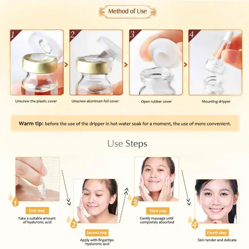 ARTISCARE Vitamin C Serum for Face Moisturizing 4Pcs Hyaluron Acid Facial Care Nourishing Essence SkinCare Products - Nova Trendz