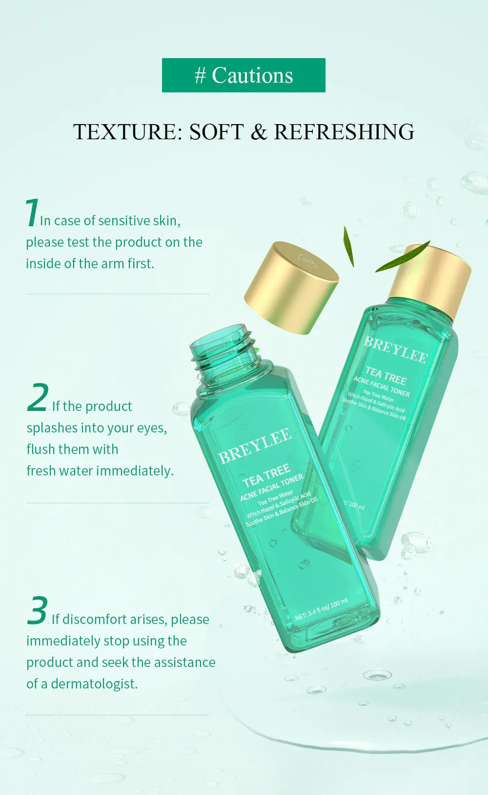 BREYLEE Acne Treatment Set 4pcs Facial Cleanser Toner Serum Cream Skin care Nova Trendz