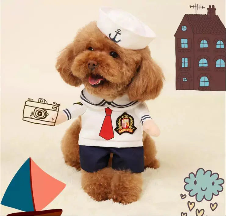 Cat Clothes Dog Clothes Teddy British Shorthair Pet Costume Funny Selling Cute Upright Pet Costume Spring and Summer Clothes Hot - Nova Trendz
