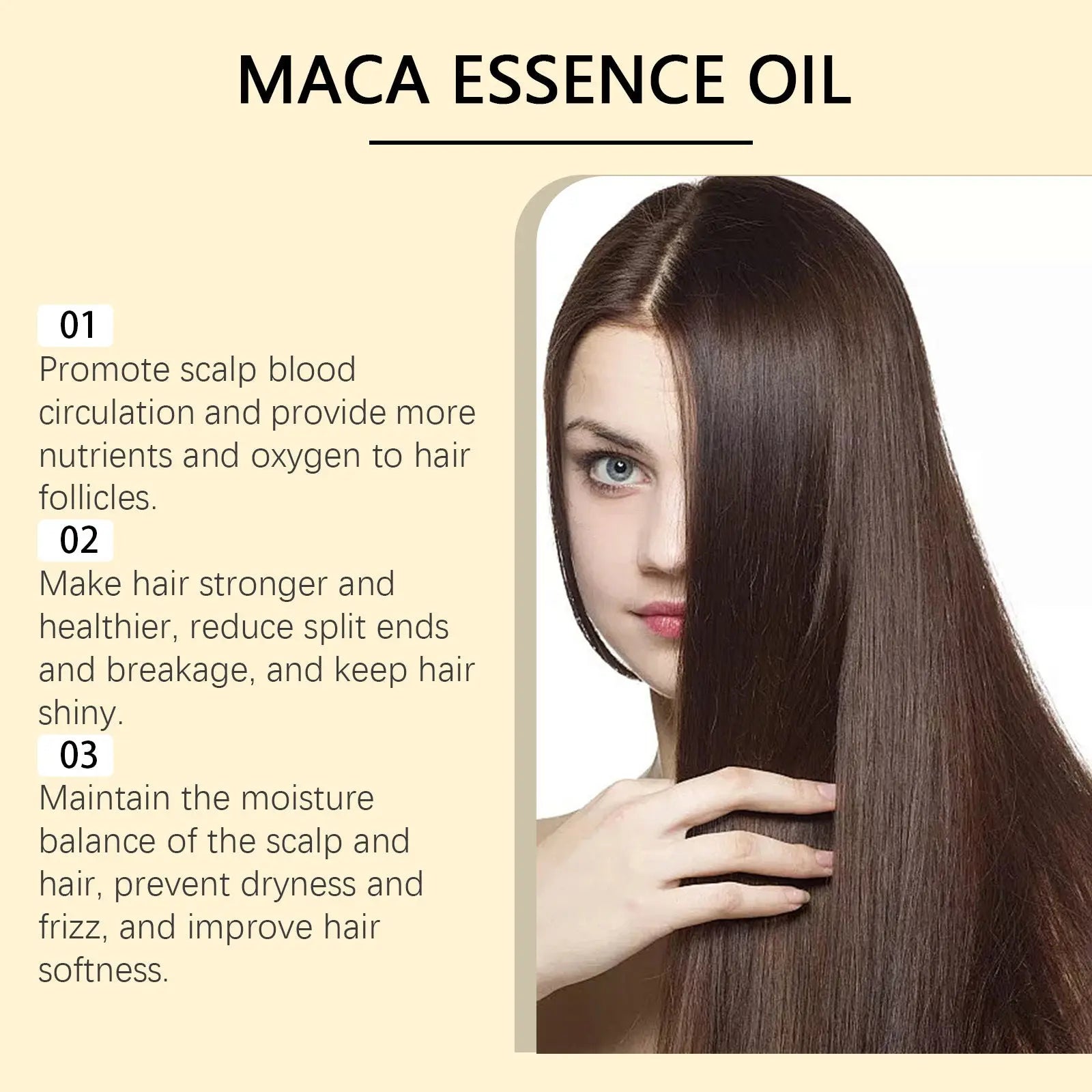 Pure Argan Oil Hair Essential Oil Preventing Hair Loss Nourishing Smoothing Dry Frizzy Multi-functional Argan Hair Care Product Nova Trendz