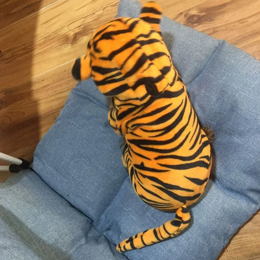 Cat Clothes Tiger Outfit Thermal Cotton-Padded Clothes Kitten Blue Cat British Shorthair Muppet Autumn and Winter Pet Dog Four-Legged Clothes