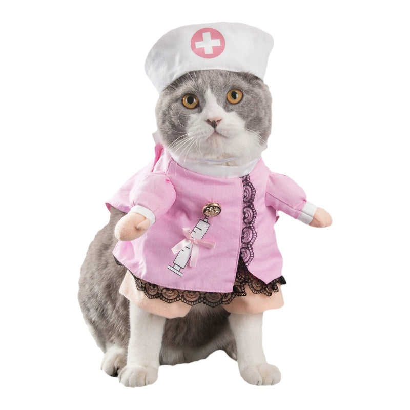 Cat Transformation Funny Pet Upright Pet Costume Cat Clothes Dog Funny Cat British Shorthair Cute Thin Summer Clothing