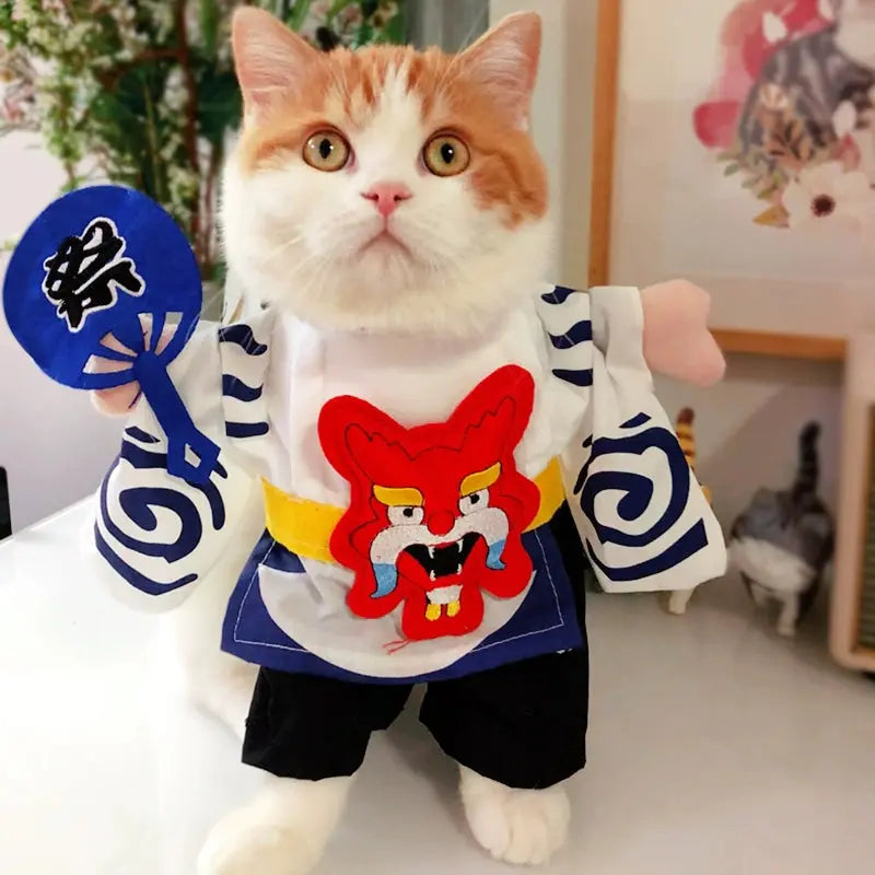 Cat Clothes Dog Clothes Teddy British Shorthair Pet Costume Funny Selling Cute Upright Pet Costume Spring and Summer Clothes Hot - Nova Trendz