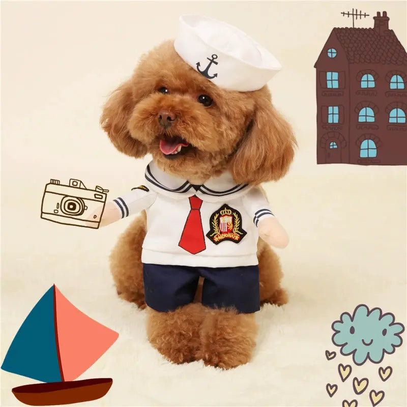 Cat Transformation Funny Pet Upright Pet Costume Cat Clothes Dog Funny Cat British Shorthair Cute Thin Summer Clothing - Nova Trendz