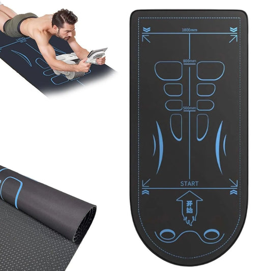Yoga Mat For Abdominal Wheel Home Anti-Slip Shock Absorber Mute Fitness Exercise Floor Mat Reusable Thickened Kneeling Mat