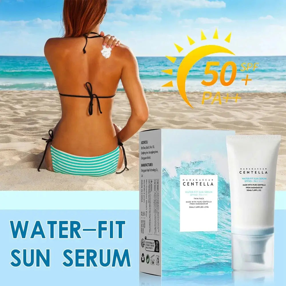 50+ Facial Sunscreen Centella Protector Solar Sunblock Skin Whitening Cream Korean Moisturizing Protector Care Body Sunscreen Nova Trendz