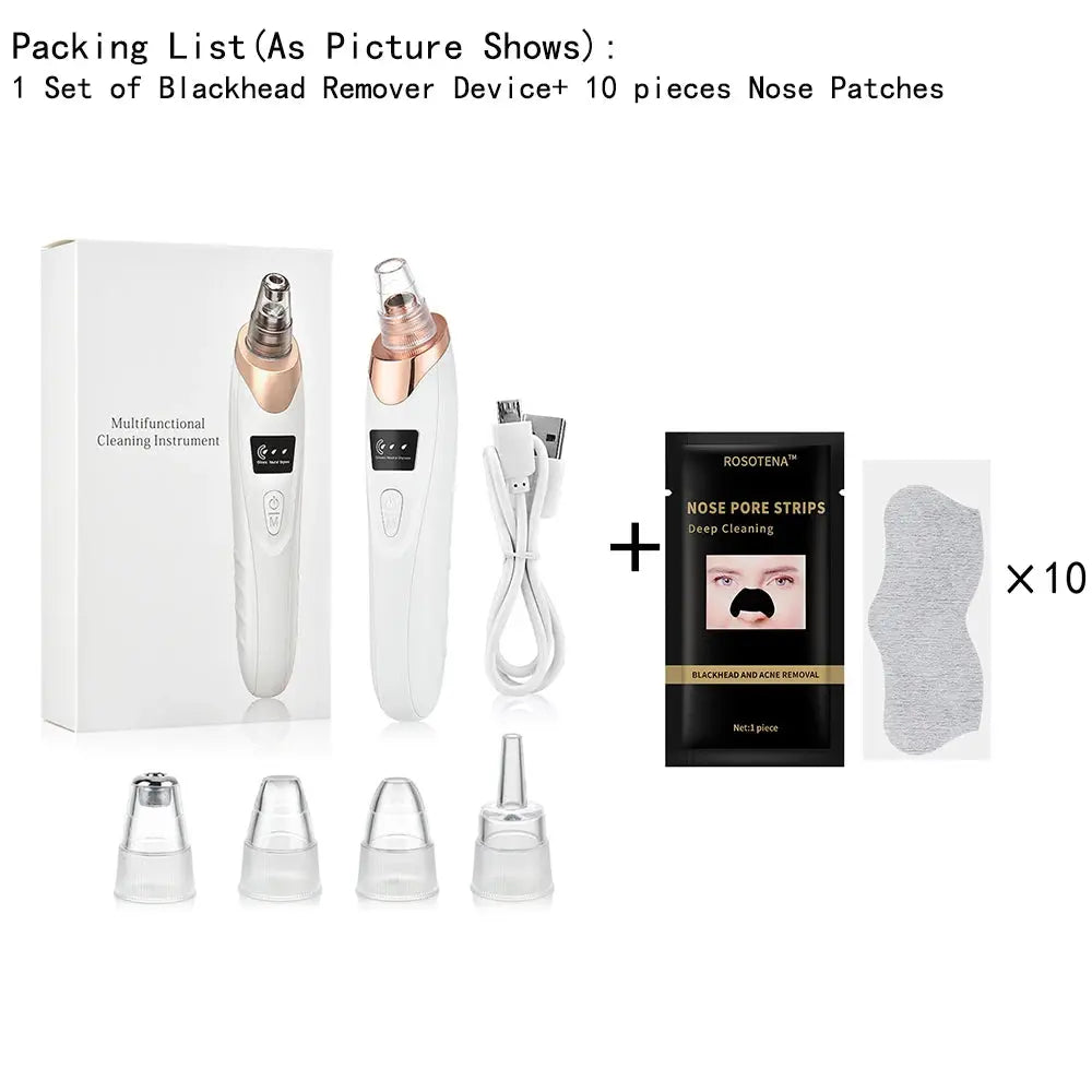 Blackhead Remover Nose T Zone Pore Vacuum Acne Pimple Removal Vacuum Suction Tool Facial Diamond Dermabrasion Machine Face Clean Nova Trendz