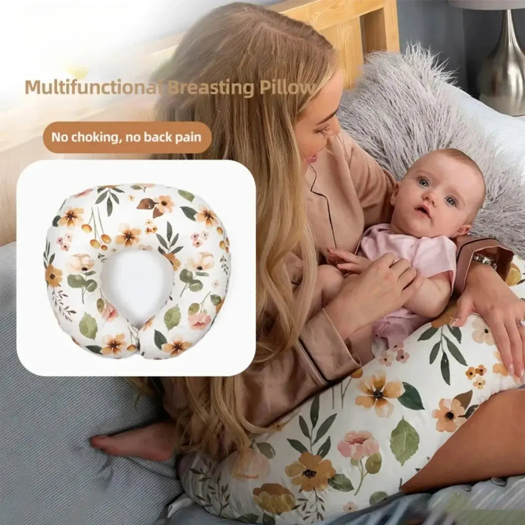 Baby Breastfeeding Pillow Baby Nursing Cushion Ushaped Maternity Feeding Pillow Infant Neck Support Pregnancy Pillows Hands-Free Nova Trendz