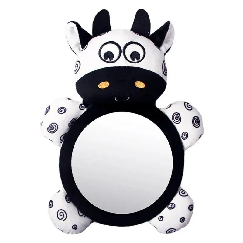 Black White View Back Seat Mirror Baby Car Mirror Safety Seat Headrest Rearview Mirror Baby Facing Rear Ward Car Kids Monitor Nova Trendz