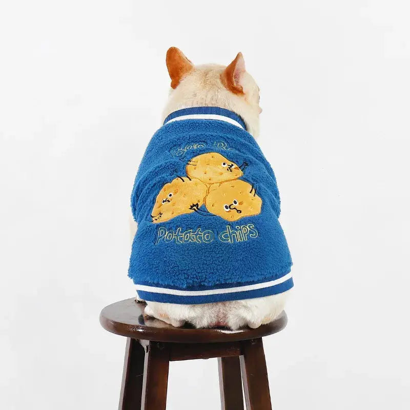 Thickened Warm Baseball Jacket, Pet Clothes, Autumn and Winter - Nova Trendz