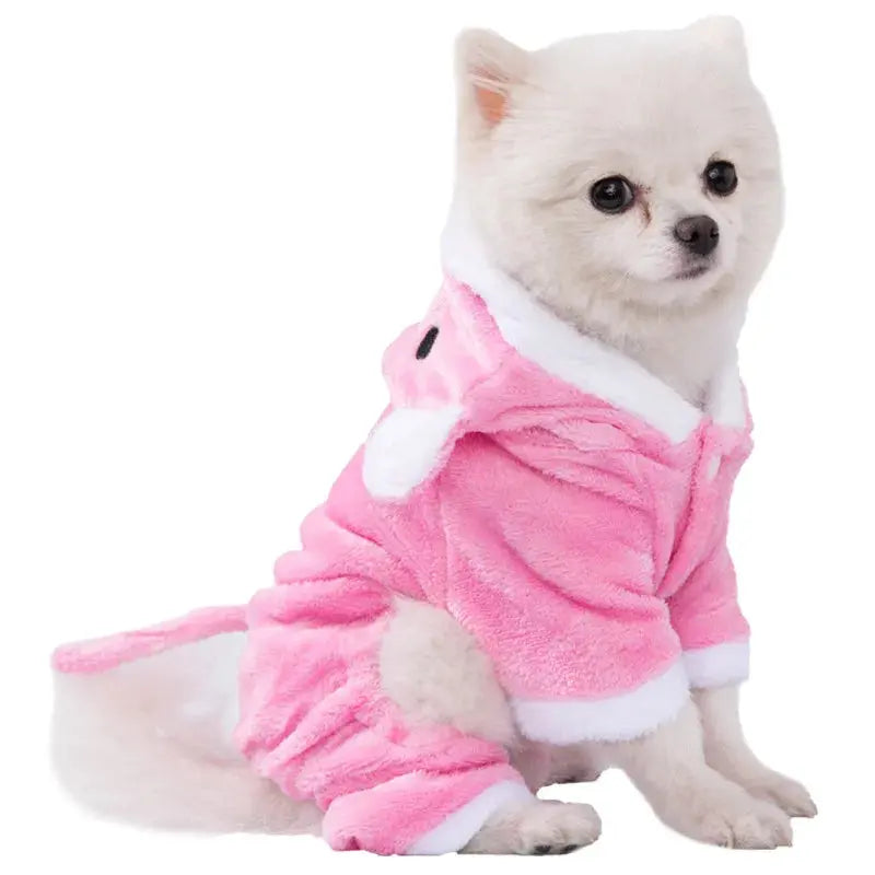 Pet Dog Clothes Soft Warm Fleece Dogs Jumpsuits Pet Clothing for Small Dogs Puppy Cats Clothes Chihuahua Yorkshire Costume Coat - Nova Trendz