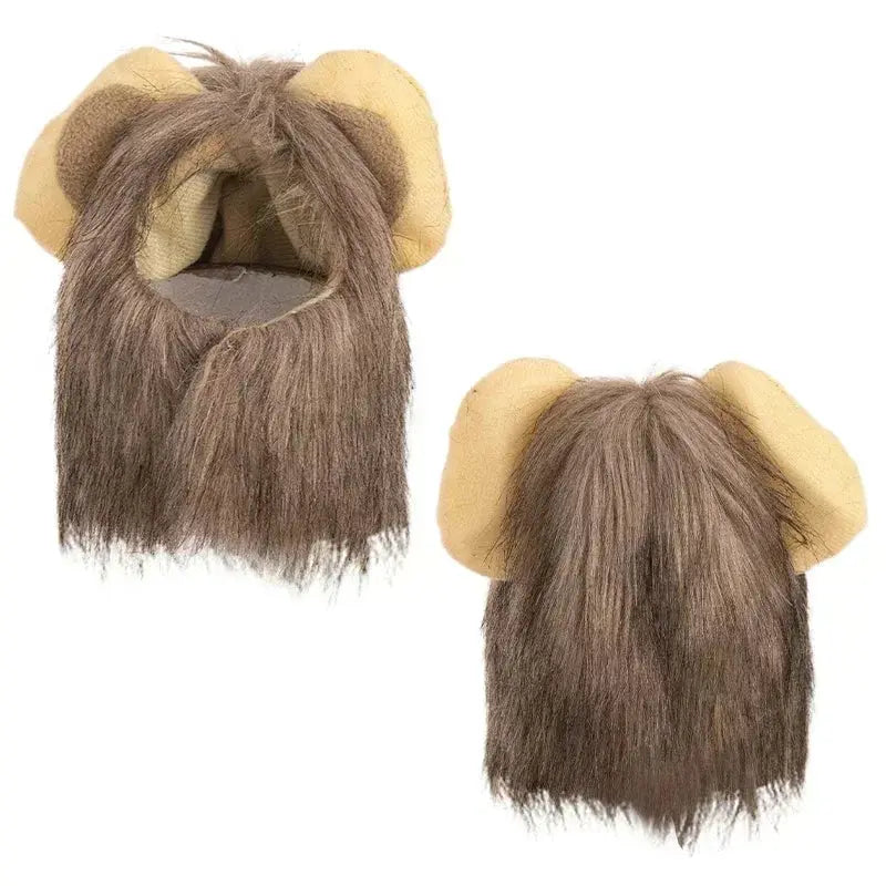 Cat Costume Cute Lion Mane Cat Wig Hat Cosplay Clothes Cap Dress Up Puppy Kitten Halloween Christmas Party Decoration Supplies Nova Trendz