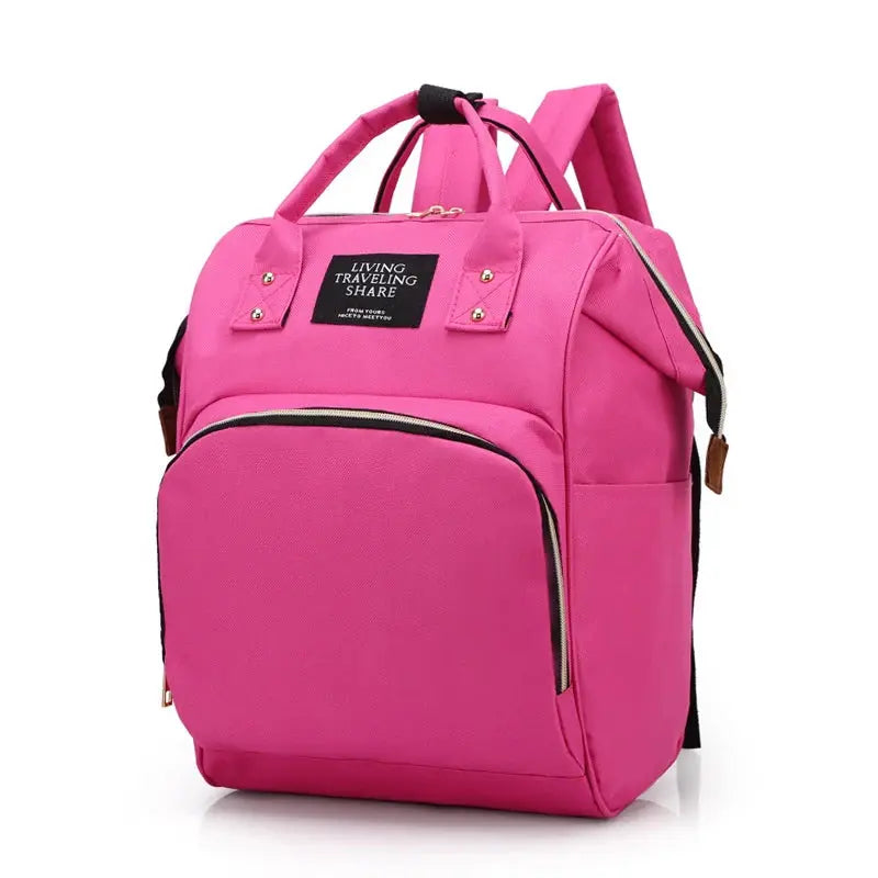 Large Capacity Canvas Mummy Bag Multifunctional Baby Bottle Thermal Insulation Travel Storage Bag Fashion Mummy Bag Hanging Bag Nova Trendz