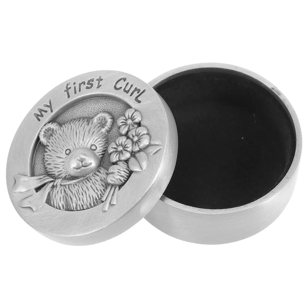 Lanugo Collection Box Baby Keepsake Case Container Souvenir Stainless Steel Men and Women Nova Trendz