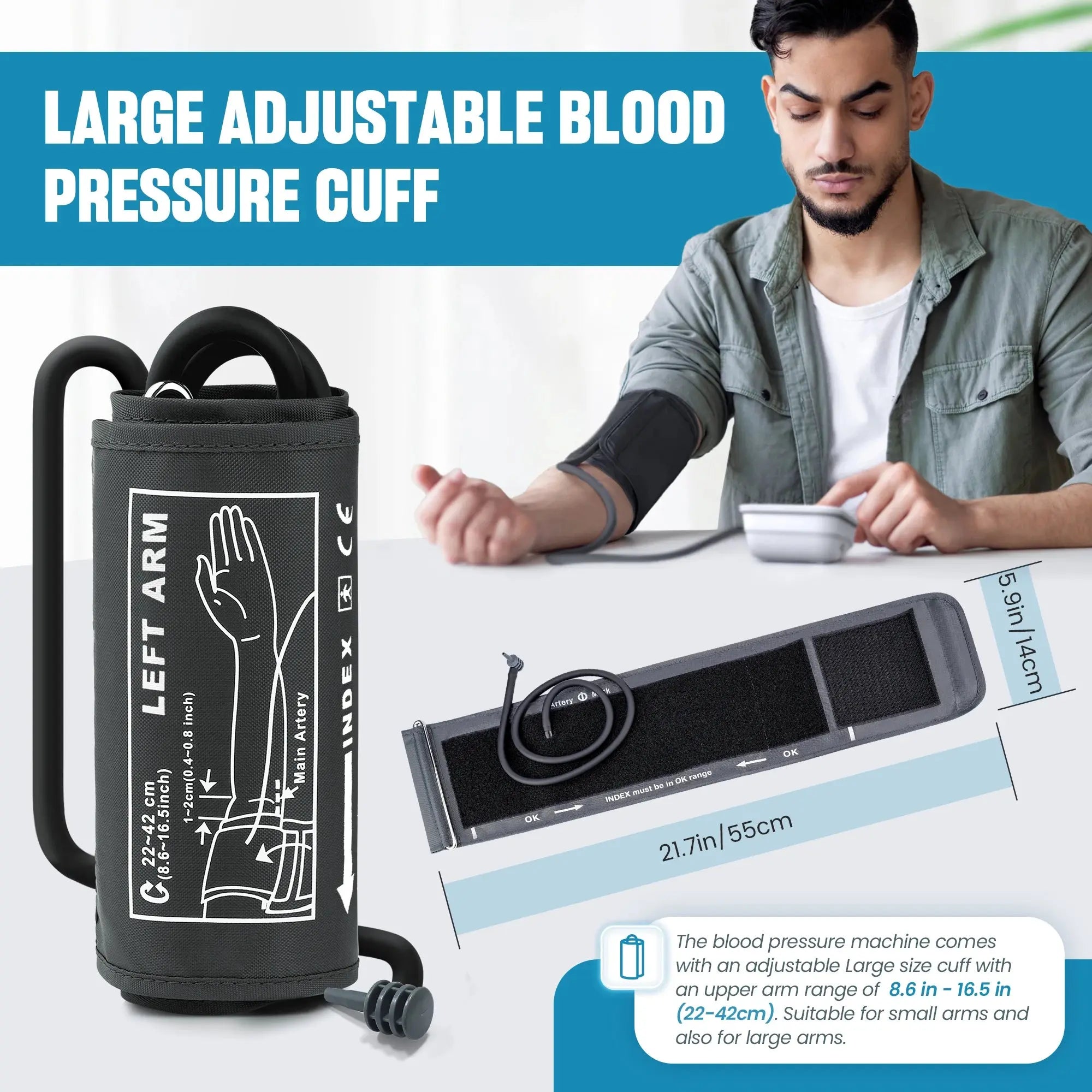 SEJOY Upper Arm Automatic Sphygmomanometer English Voice Backlight Blood Pressure Monitor  High Accurate BP Monitors Nova Trendz