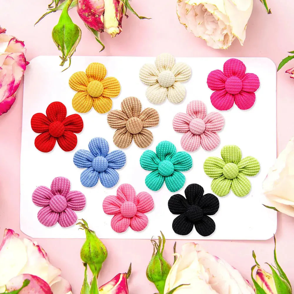 50PCS Dog Hair Bows Fashion Cute Bows For Dogs Cotton Pet Dog Hair Accessories Pet Dog Grooming Bows Dogs Accessories Nova Trendz