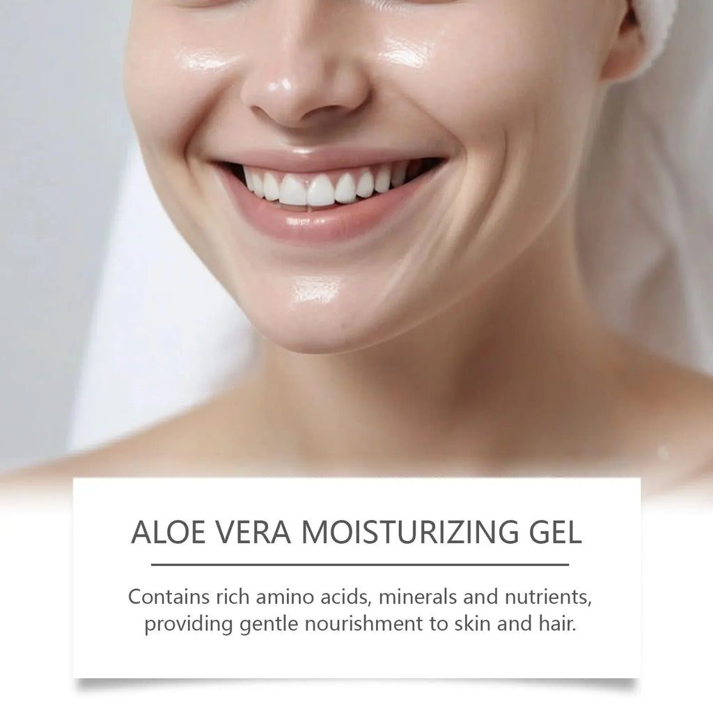 Aloe Vera Gel Pore Shrinking Oil Control Ance Remover Moisturizing Brighten Anti-Aging Facial Essence Beauty Skin Care Products Nova Trendz