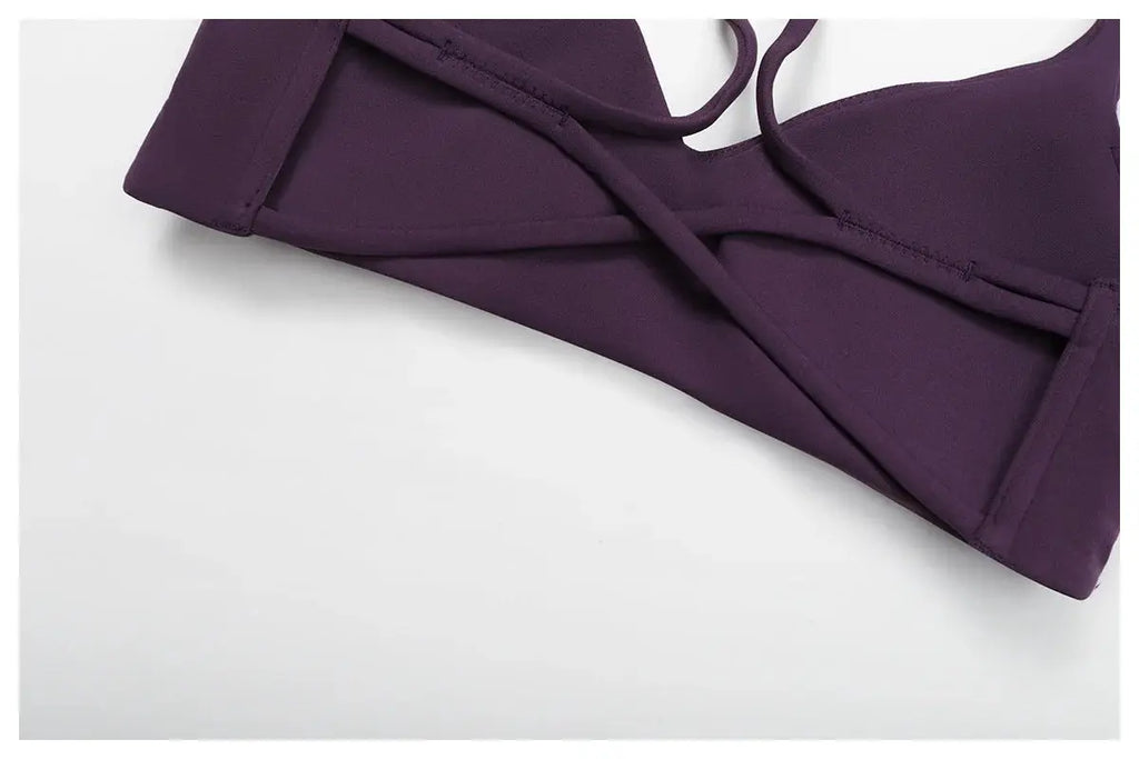 Hearuisavy Breathable Sports Bra Women Quick Drying ShockProof Gym Workout Top Casual Yoga Clothing Push Up Running Fitness Bras - Nova Trendz