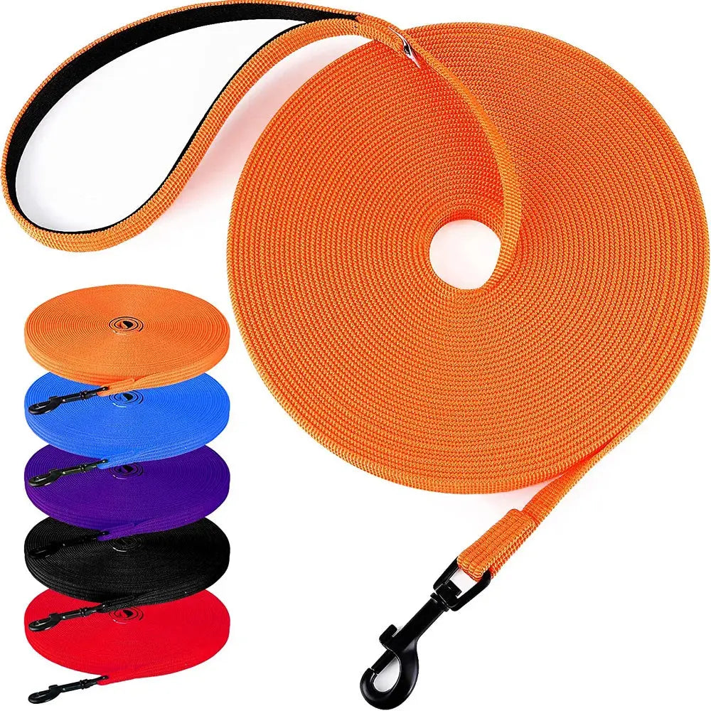 Nylon Dog Training Leashes Walking Pet Leash Long Lanyard Traction Rope for Small Large Dogs 4.5M 10M 15M Lead Item - Nova Trendz