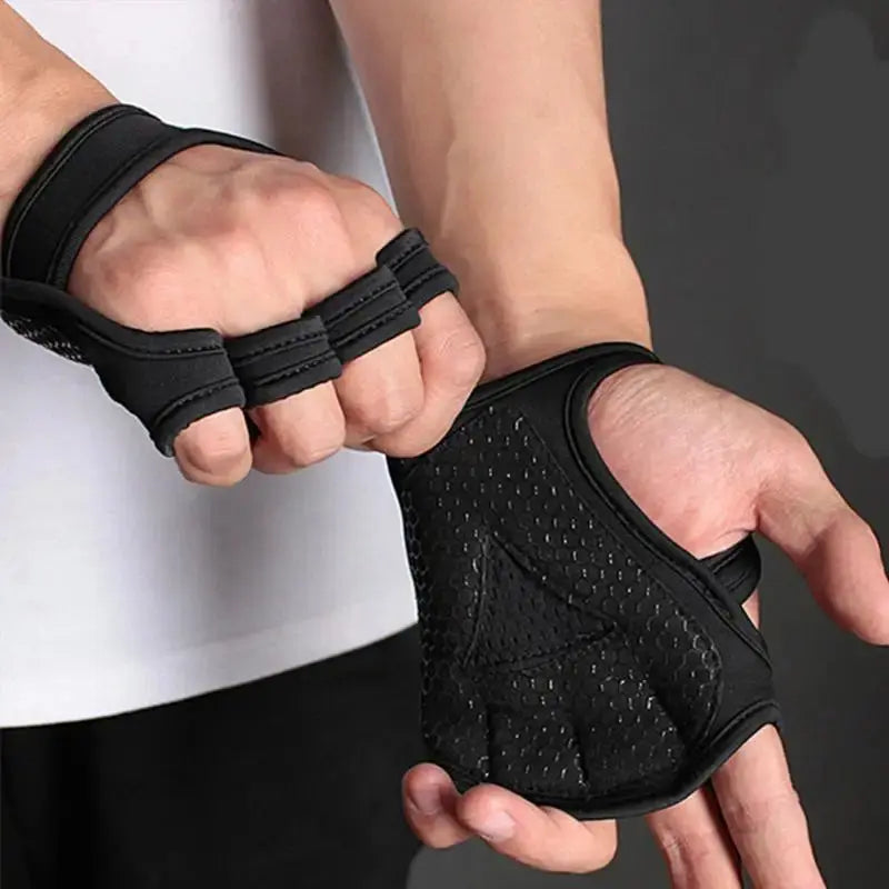 Lifting Palm Dumbbell Grips Pads Unisex Anti Skid Weight Training Gloves Gym Workout Fitness Sports For Hand Protector Nova Trendz