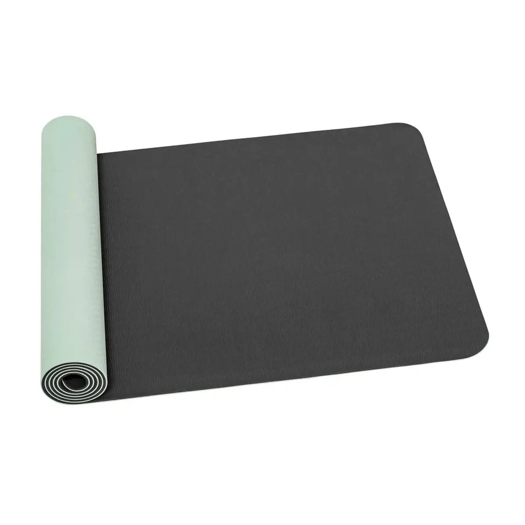 Yoga mat 1/3 inch super thick yoga mat double-sided non-slip, professional TPE yoga mat, suitable for yoga, Pilates and floor ex - Nova Trendz