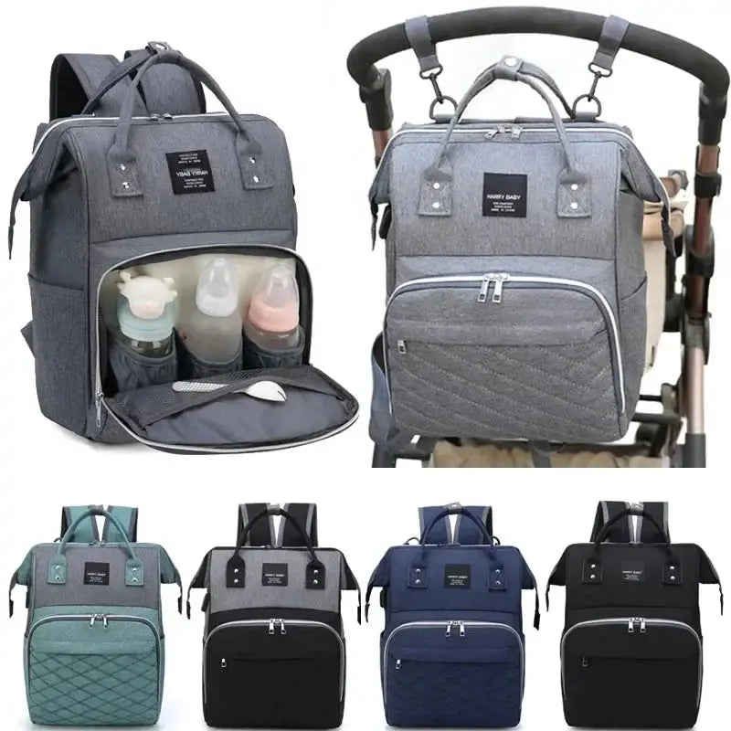 Mommy Diaper Bags Baby Stroller Hanging Bag Mother Large Capacity Nappy Backpacks with Changing Mat Convenient Baby Nursing Bags Nova Trendz