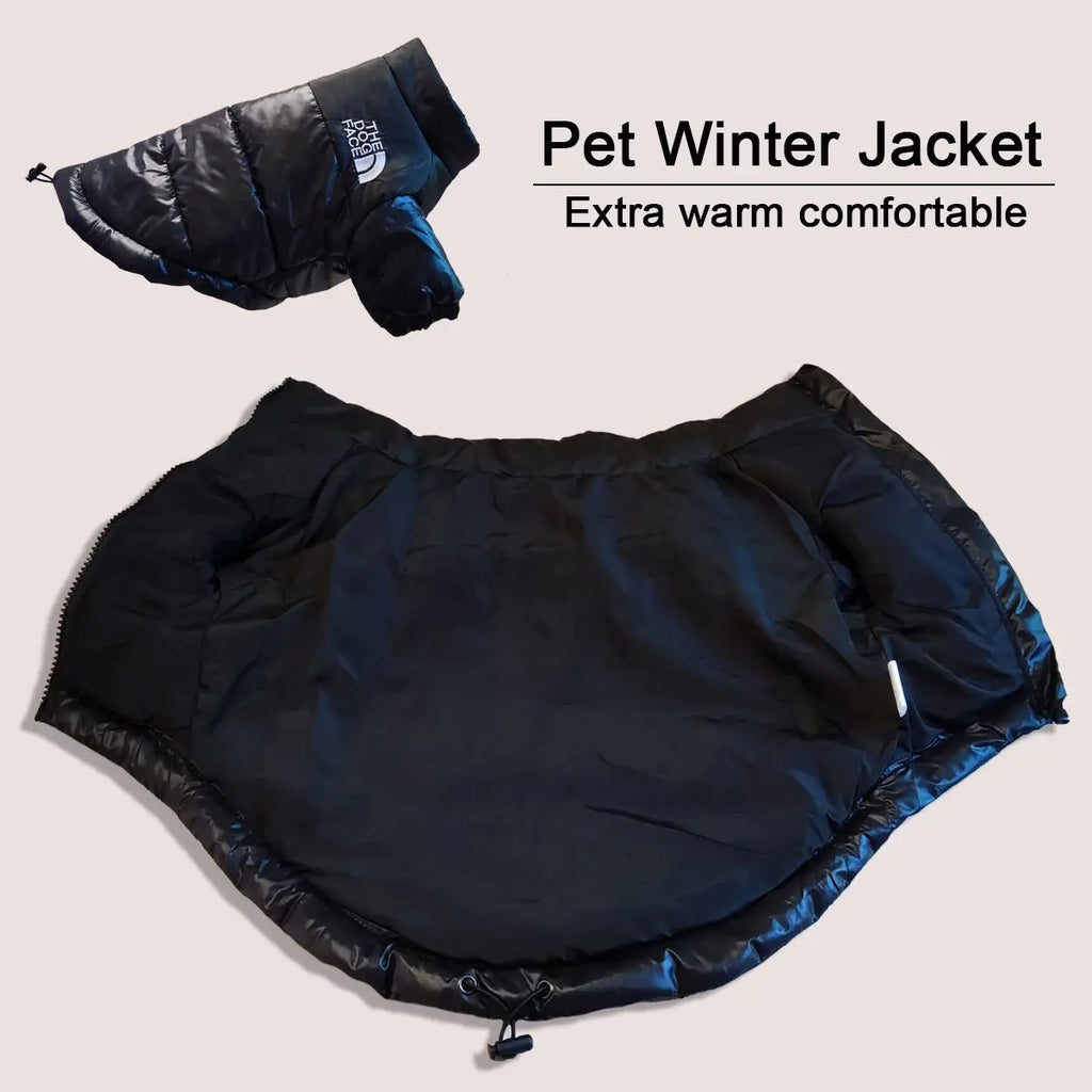 Large Winter Pet Dog Clothes French Bulldog Puppy Warm Windproof Jacket Small Medium Dog Reflective Coat Chihuahua Pet Outfits - Nova Trendz