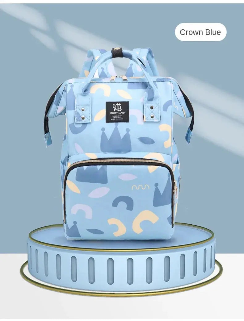 Fashion Print Nappy Backpack Bag Mummy Large Capacity Bag Mom Baby Multi-function Outdoor Travel Diaper Bags for Baby Care Stuff Nova Trendz