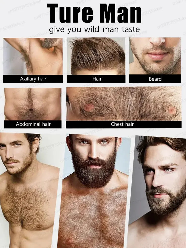 The most effective beard growth essence in 2025, grow a thick beard in 7 days. Chest hair, leg hair, beard and hair growth Nova Trendz