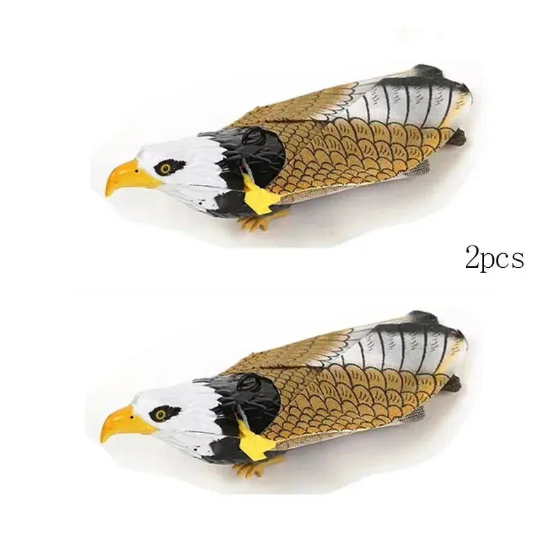 Simulation Bird Interactive Cat Toys Electric Hanging Eagle Flying Bird Cat Teasering Play Cat Stick Scratch Rope Pet Toys - Nova Trendz