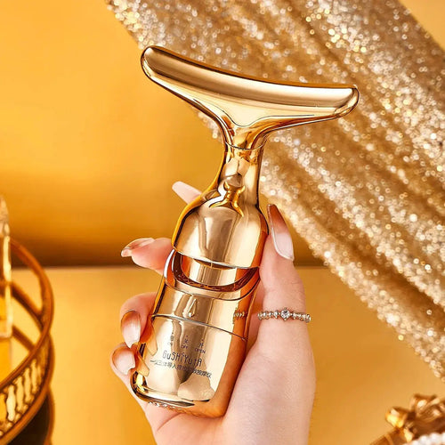 3 In 1 Face Massager Neck Facial Eye Massage Introducer Microcurrent Skin Rejuvenation Anti Aging Beauty Device Dropshipping - Nova Trendz