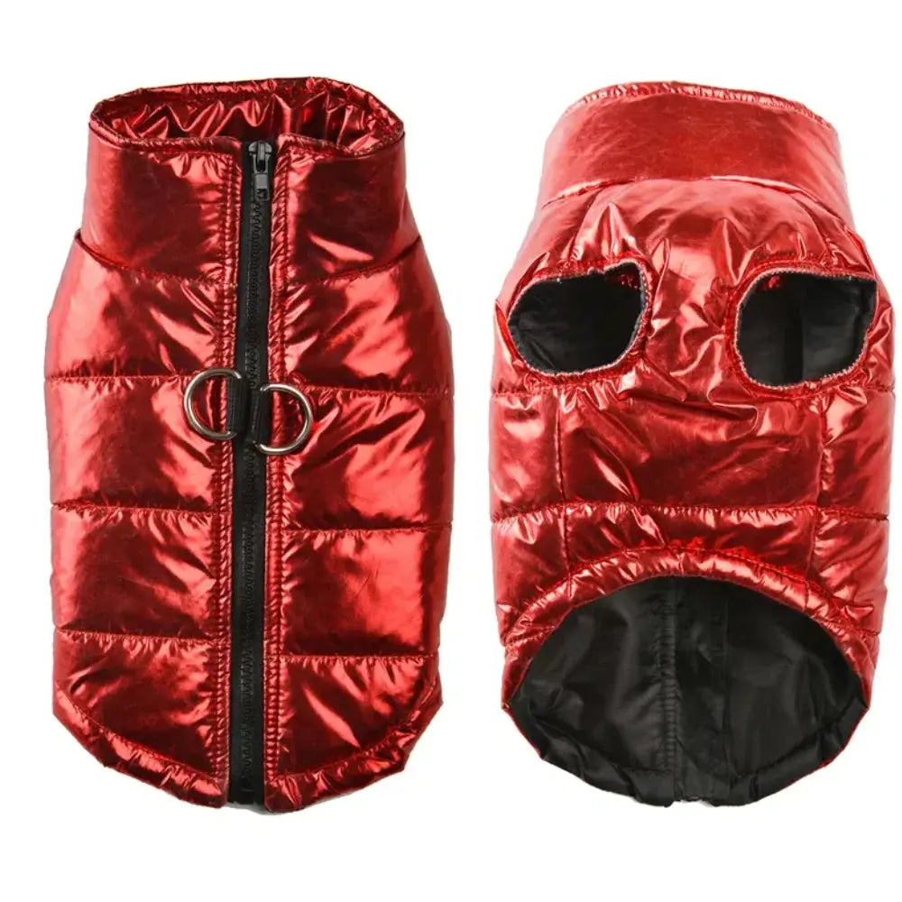 Warm Dog Clothes For Winter Outdoor Waterproof Pet Vest Coat For Small Medium Dogs High Neck Pets Jacket Chihuahua Bulldog Parka - Nova Trendz