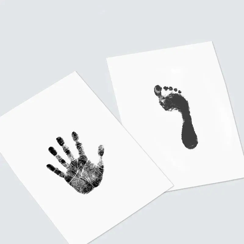 Newborn Baby DIY Hand And Footprint Kit Ink Pads Photo Frame Handprint Toddlers Souvenir Accessories Safe Clean Baby Shower Gift Nova Trendz