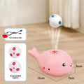 Interactive Cat Toys Electric Jet Floating Ball Cat Toy Whale Shaped Cat Toy Portable USB Dual Function Fan Pet Toy for Teaser Nova Trendz