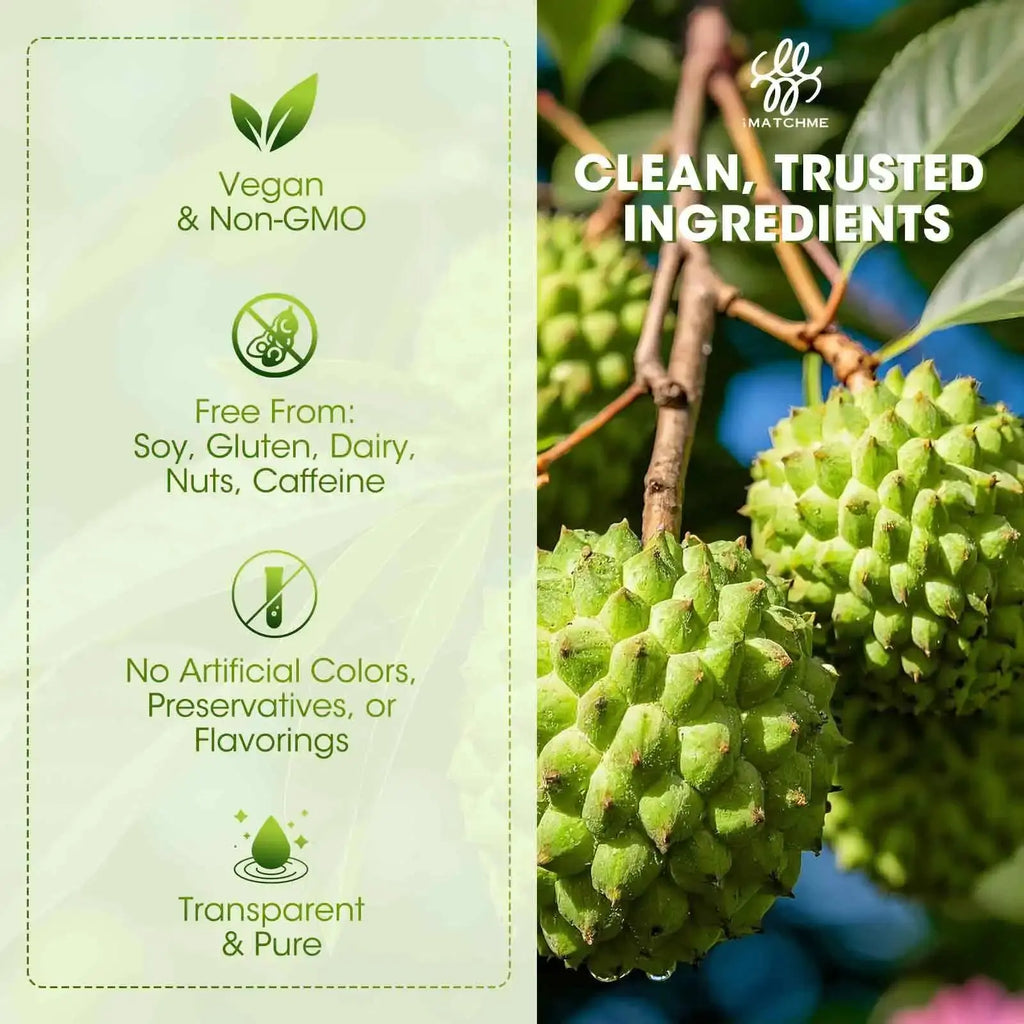 Organic Soursop Graviola Liquid Drops for Natural Antioxidant, Cell Support & Regeneration, Immune Boost, Rich in Multivitamin - Nova Trendz