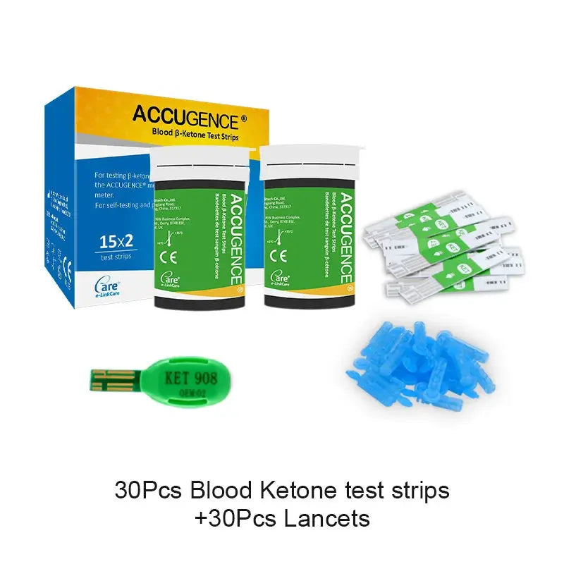 Blood Ketone Hemoglobin Uric Acid Blood Glucose Test Strips Test Strips for PM800 4 in 1 Meter Diabetes Gout HB Anemia Monitor Nova Trendz