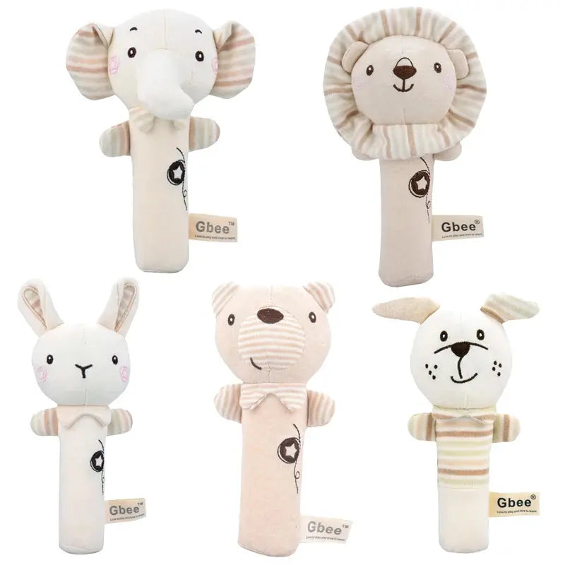 Baby Plush Rattle Cartoon Animals Crib Mobile Bed Bell Toys 0-12 Months Infant Toddler Early Educational Toy for Newborn  Gifts Nova Trendz