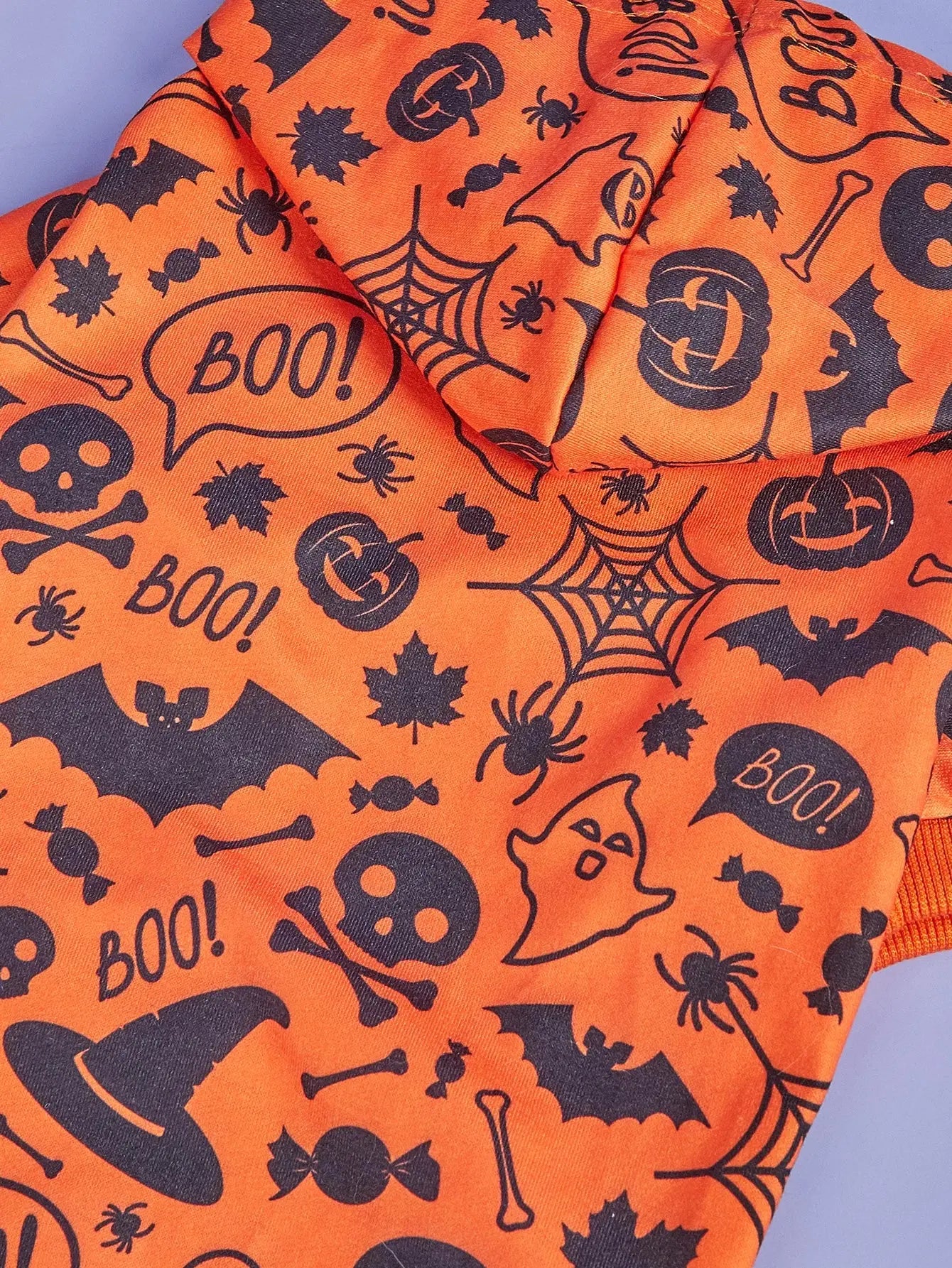 Dog Halloween Costume, Holiday Dog Clothes for Small Dogs , Funny Pet Pumpkin Spider Hoodie, Cat Bone Outfit - Nova Trendz