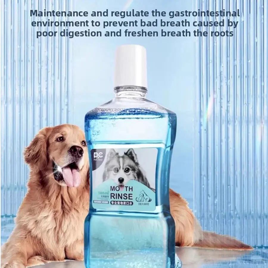 PETCLEAR Mouth Rinse Water Dogs and Cats Mouth Cleaning Liquid Stains Water Mouth Fresh Tools Tartar Removal Oral Deodorant - Nova Trendz