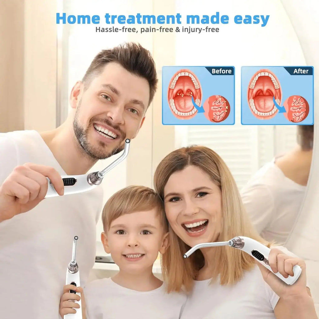 Electronic Vacuum Tonsil Stone Remover Kit with 5 Suction Modes 10in1 Tonsil Stone Cleaner Mouth Cleaning Tool Oral Fresh Care Nova Trendz