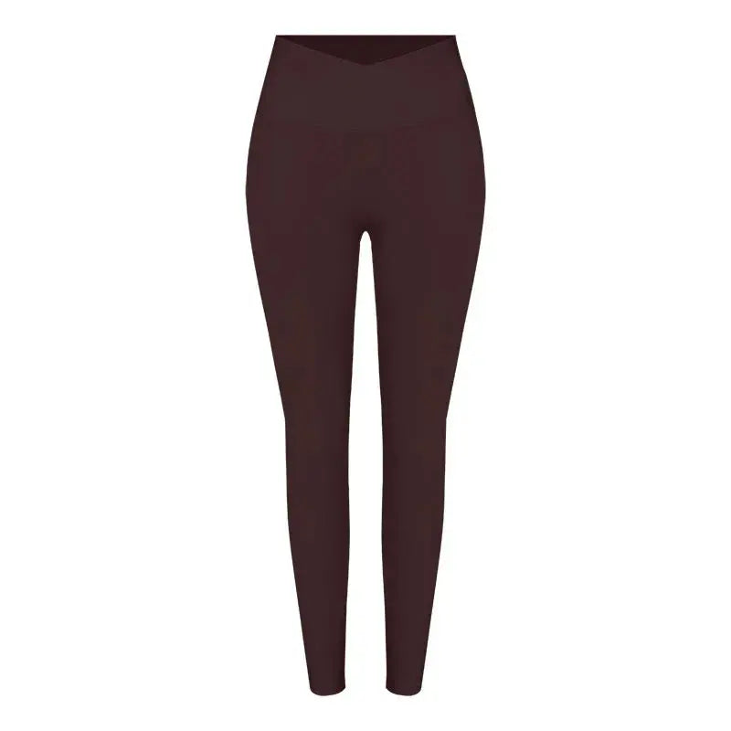 Women's Fake Two-Piece Sports Long Sleeve Halter Neck Pilates Yoga Shirt Slim Fit Fitness Sports Top Leggings Workout Tights - Nova Trendz