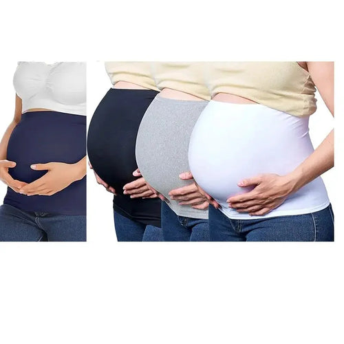 4packs Belly Band for Pregnancy,Maternity Pants and Jeans Extender for All Trimesters and Including Post Pregnancy Prenatal Care Nova Trendz