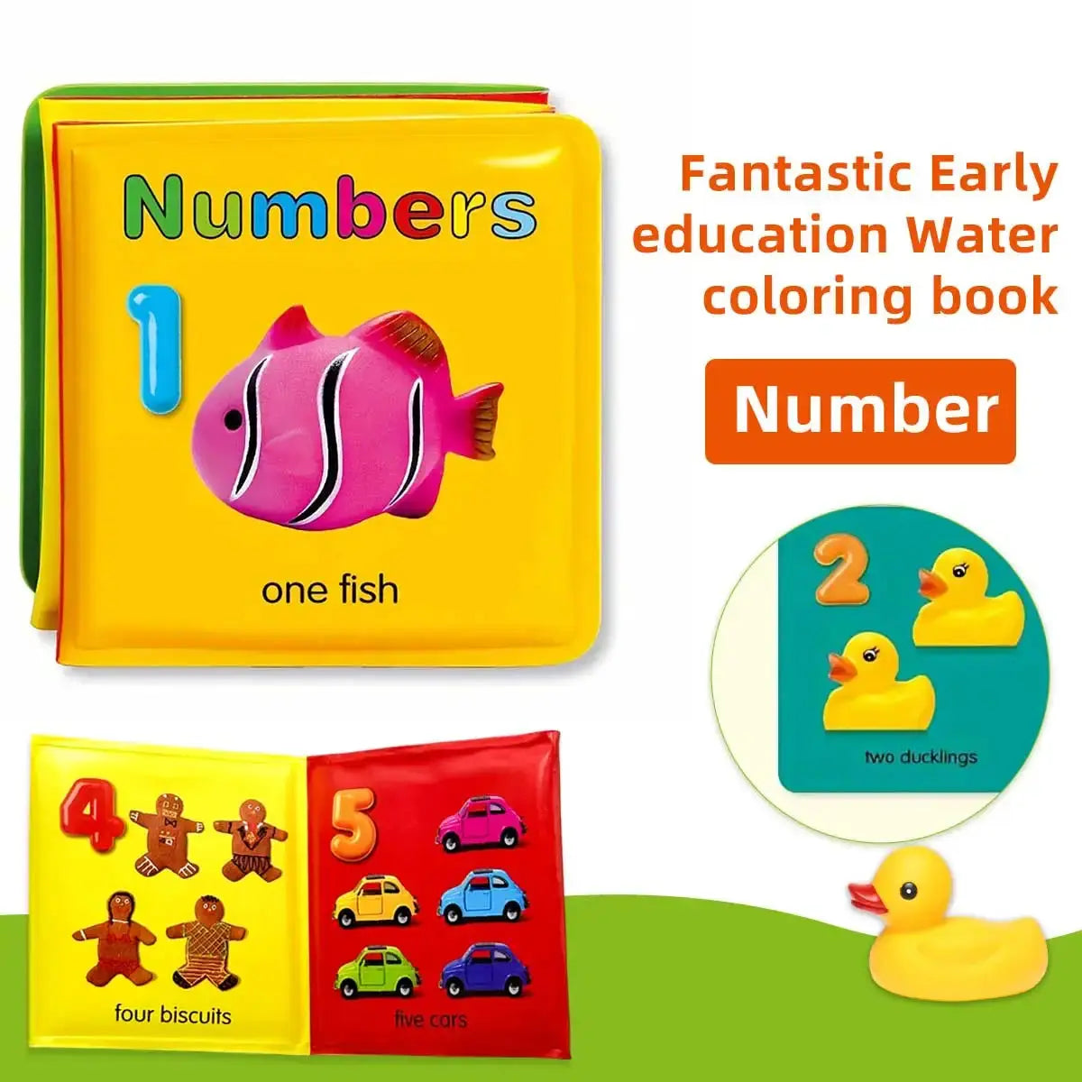 Floating Baby Bath Books for Baby,Kids Learning Bath Toys,Waterproof Bathtime Toys for Toddlers,Educational Infant Bath Toys. Nova Trendz