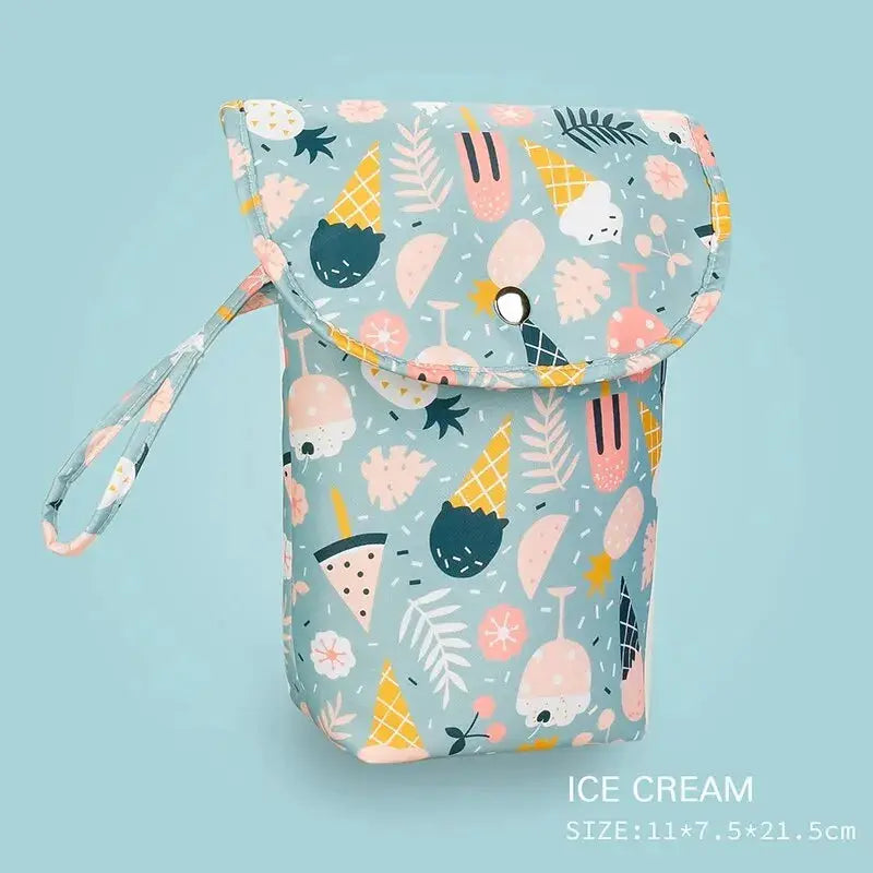 Baby Diaper Bag Waterproof Wet Dry Pack Mummy Storage Pouch Nappy Organizer Insert Tote Purse Travel Stroller Carry Bag Nova Trendz