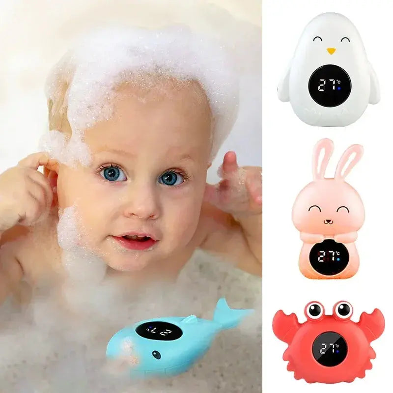 Baby Bath Temperature Meter Floating Digital Water Baby Bath Temperature Meter LED Display Temperature Tester Safety Cartoon - Nova Trendz