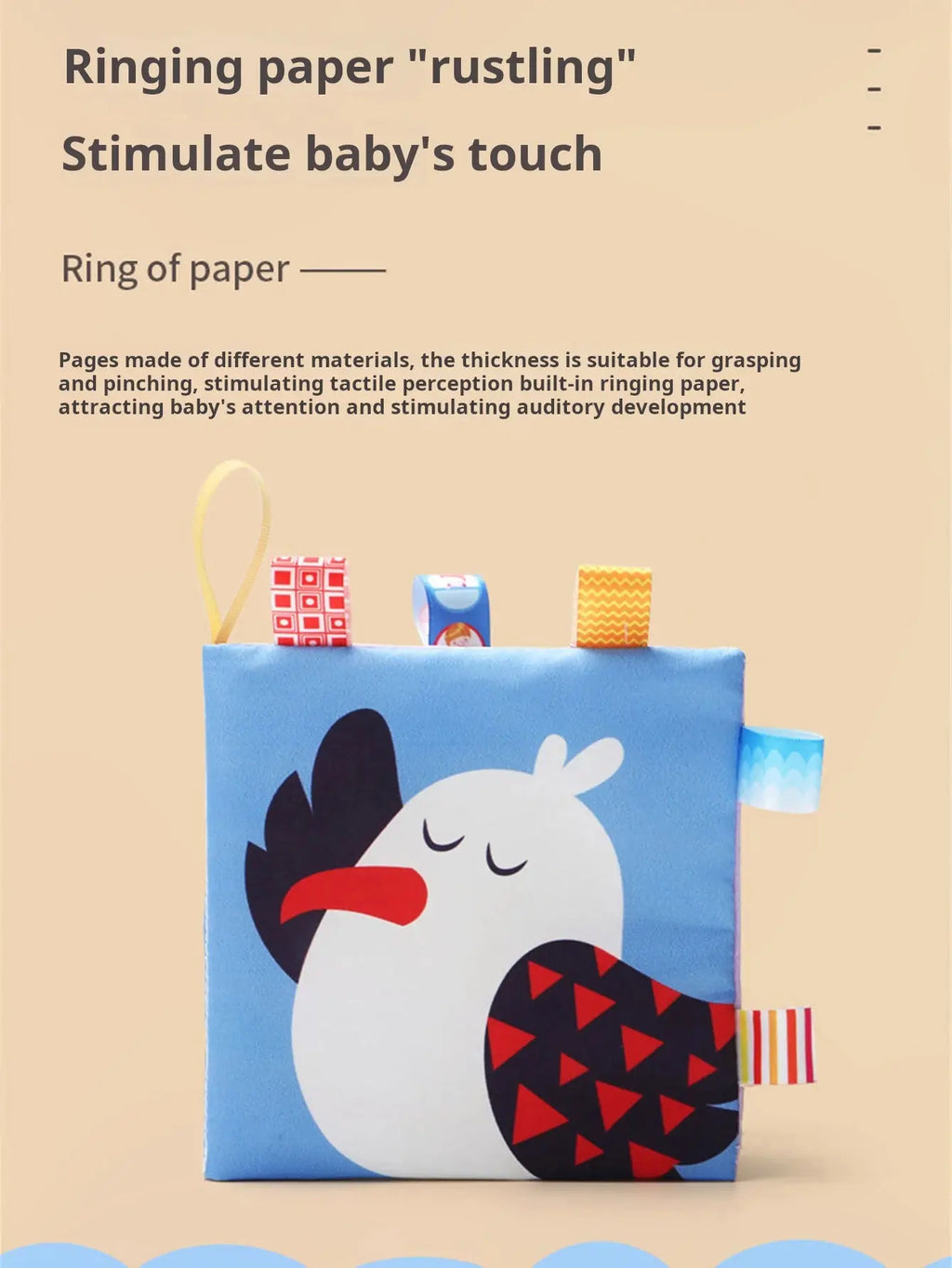 Baby Cloth Books Development Baby Toys Enlightenment Early Educational Toys 0-12 Months Kids Fruits Animal Numbers Cloth Book - Nova Trendz