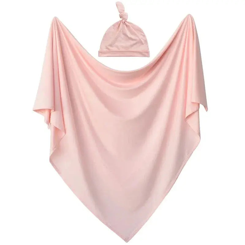 Swaddling Blanket and Hat Set for Newborns Suitable for Covering and Wrapping Baby Blankets for Both Boys and Girls Nova Trendz