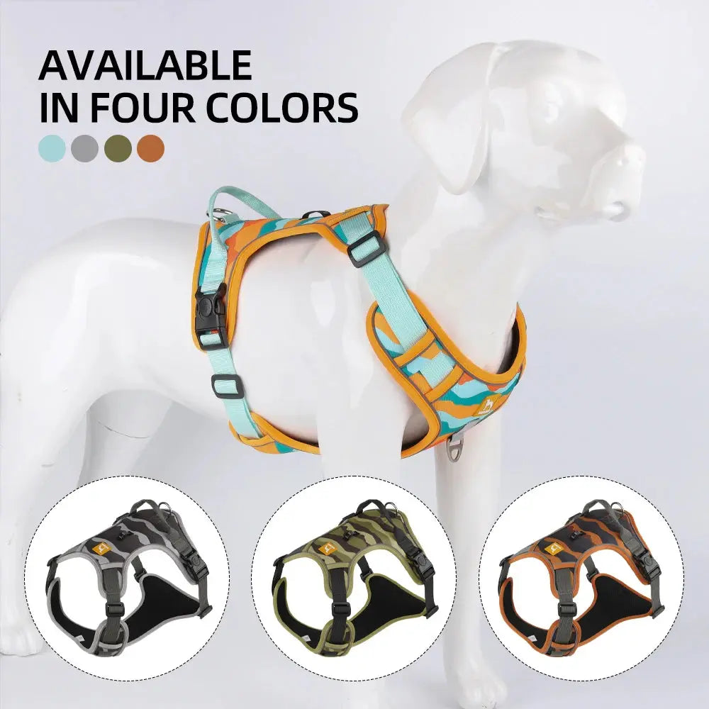 Adjustable Harness Dog Reflective Safety Training Walking Chest Vest Leads Collar For French Bulldog Pets Dogs Accessories - Nova Trendz
